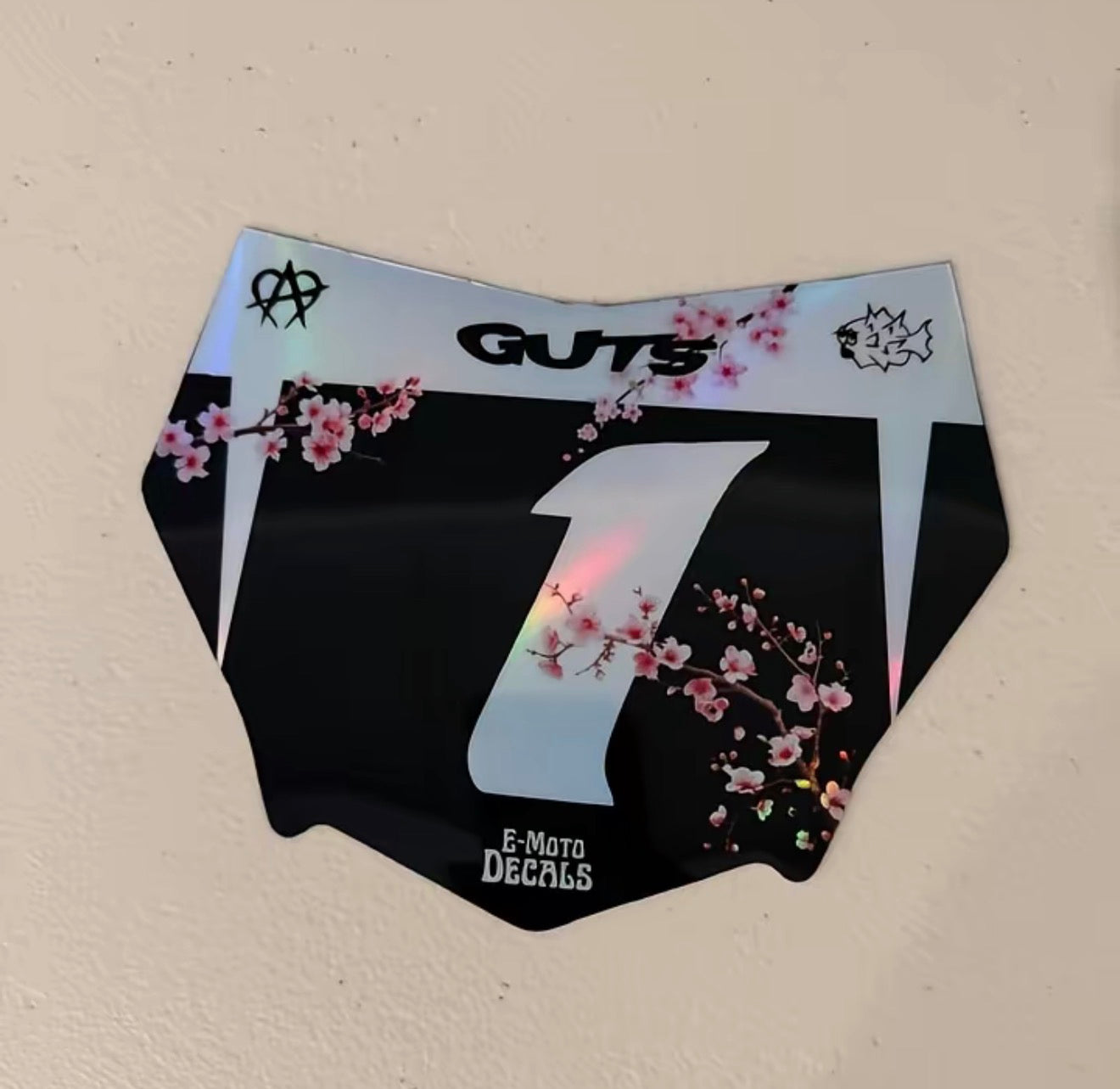 HOLOGRAPHIC MOTOCUTZ DECAL
